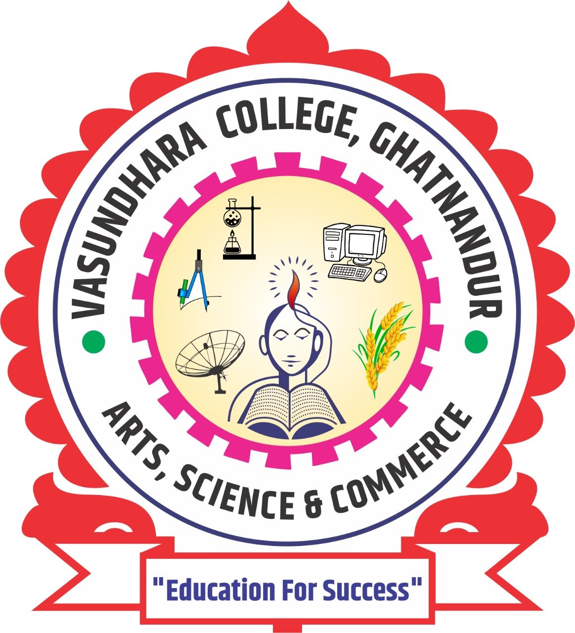 VASUNDHARA COLLEGE GHATNANDUR logo