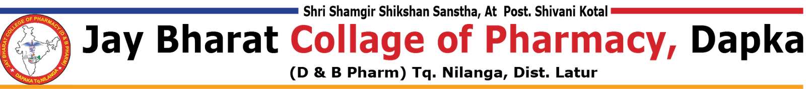 Jay Bharat College of Pharmacy, Dapka logo