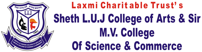 Laxmi Education Societys Seth Laherchand Uttamchand Jhaveri College of Arts Sir Mathurdas Vissonji logo