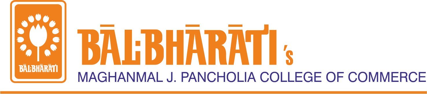 Balbharti's M J Pancholia College of commerce logo