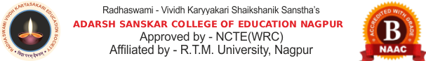 Adarsh Sanskar College Nagpur logo