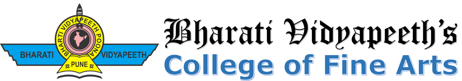 Bharati Vidyapeeth's College of Fine Arts logo