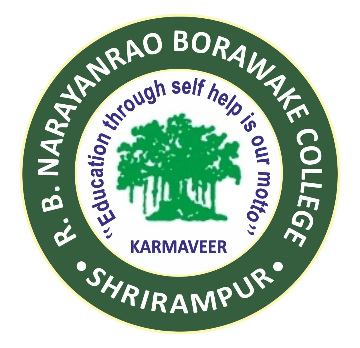 Rayat Shikshan Sanstha, Satara R.B. Narayanrao Borawake College logo