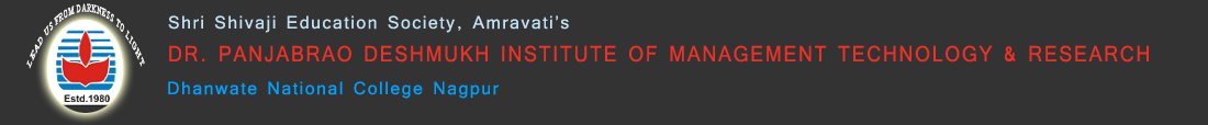 Shree Shivaji Education Society, Dr. Panjabrao Deshmukh Institute of Management Technology and Research, Nagpur logo