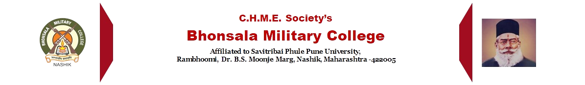 CHME Society's Bhonsala Military College, Nashik logo
